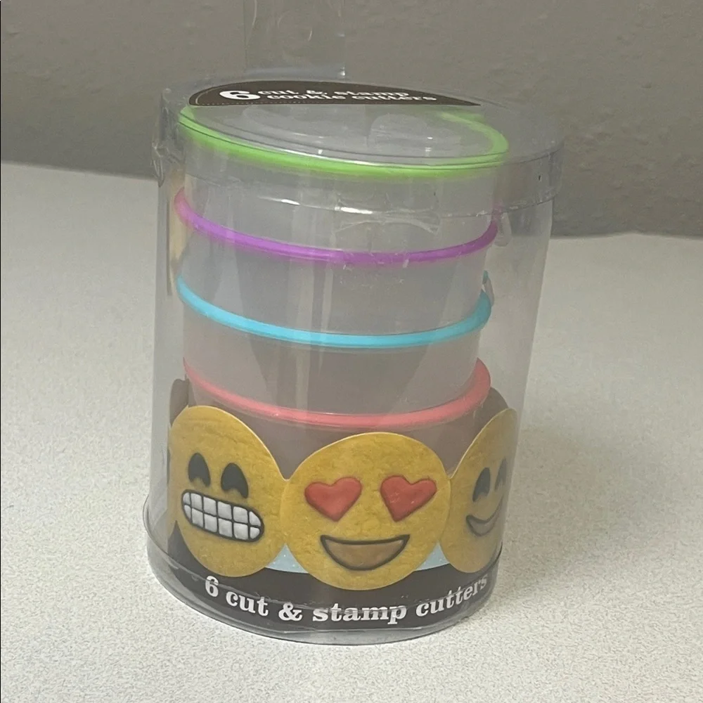 Emoji Cookie Cutters Set - Multicolor